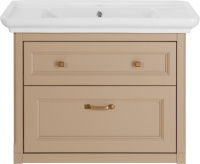 Тумба под раковину ASB-Woodline   Толедо 85  11212 (бежевый)